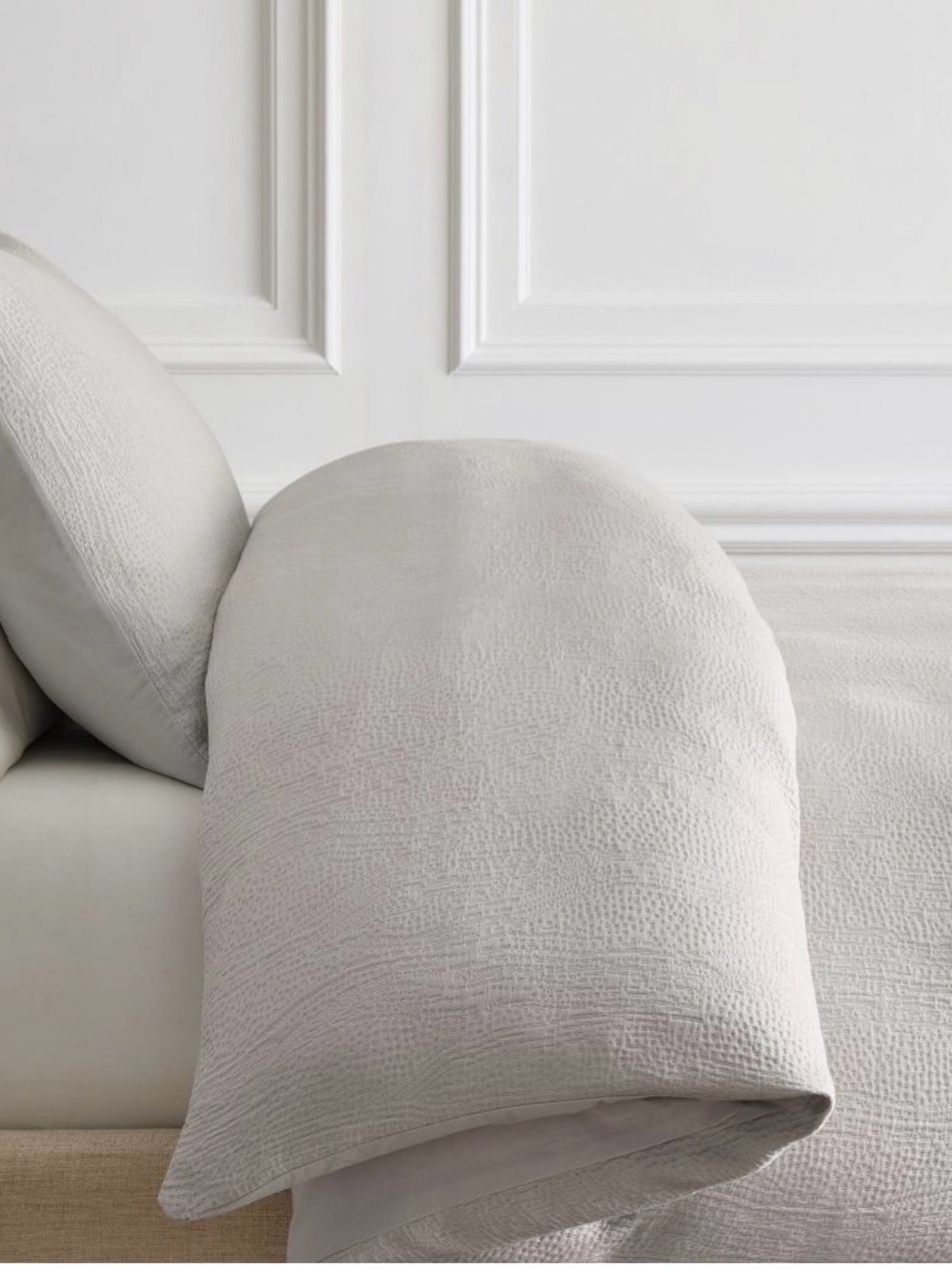 West Elm Silky TENCEL™ & Cotton Matelasse Duvet Cover & Shams